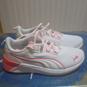 Puma Kids Sneakers - White and Pink